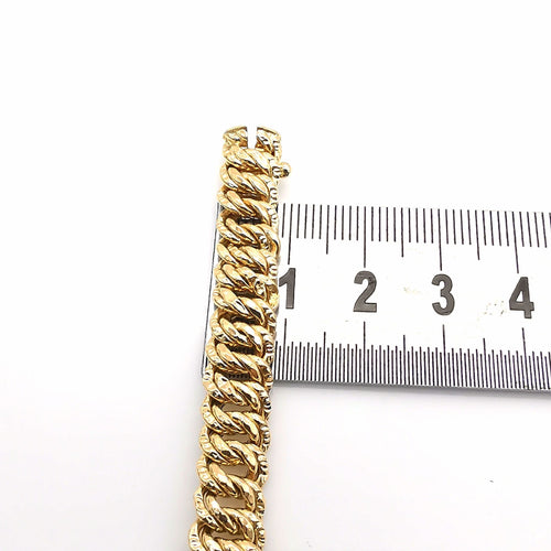 Collier Collier maille américaine en or jaune 58 Facettes