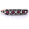 Bracelet Bracciale vintage en or rose 14 kt et argent 925 avec rubis et diamants 58 Facettes