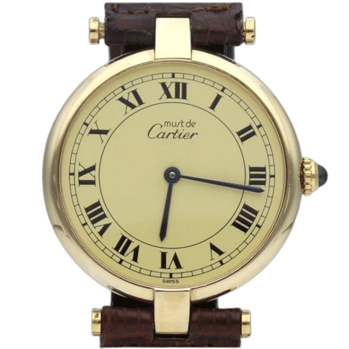Montre Cartier Montre Must De Cartier Vermeil 58 Facettes MT40925
