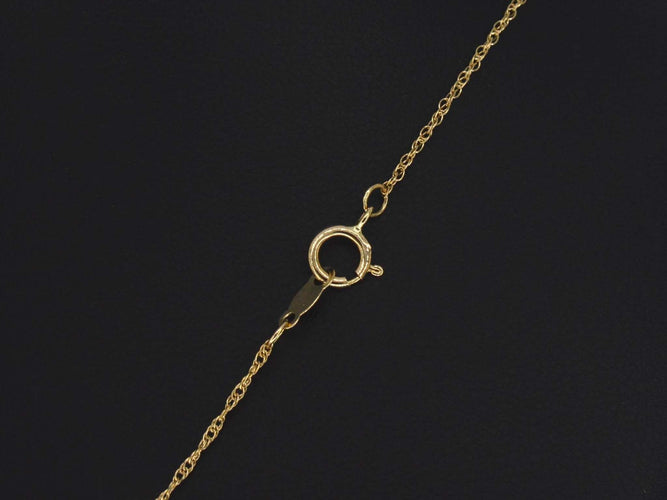 Collier Collier en or jaune avec diamant 58 Facettes 2353