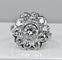Bague 51 Bague marguerite or blanc diamants 58 Facettes AB304