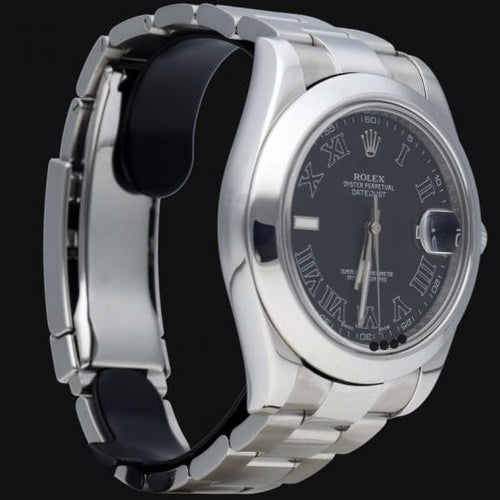 Montre Rolex Montre Datejust Ii 41 Black Roman Dial 58 Facettes MT42276