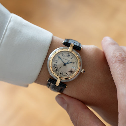 Cartier Panthère Vendôme - Ivory roman dial - LM - Mint 58 Facettes