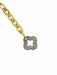 Collier ROBERTO COIN - Collier Clover Chic and Shine or jaune et blanc 58 Facettes