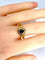 Bague 57 Bague en or jaune saphir et diamants 58 Facettes AB337