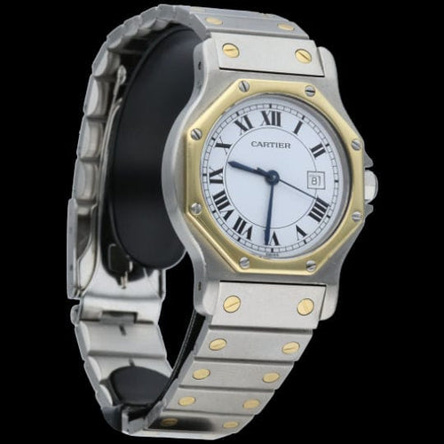 Montre Cartier Montre Santos Octagon 58 Facettes MT42877