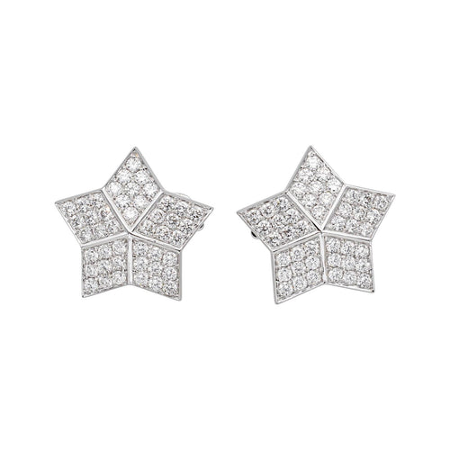 Fred Boucles d'oreilles Lucifer Or blanc Diamant
