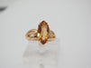 Ring 55 Yellow gold citrine ring 58 Facettes