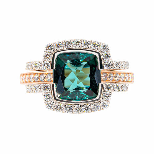 Bague 59 Portrait of an Idea ring – Unique Creation by Gianpiero Casolani 58 Facettes GCR001