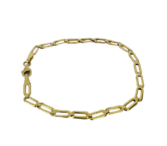 Bracelet Bracelet en or jaune avec des maillons élégants 58 Facettes 2305009