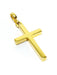 Pendentif Croix en or jaune 58 Facettes