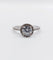 Bague solitaire or blanc, diamant 0,98 carat et certifcat AIG 58 Facettes A06225
