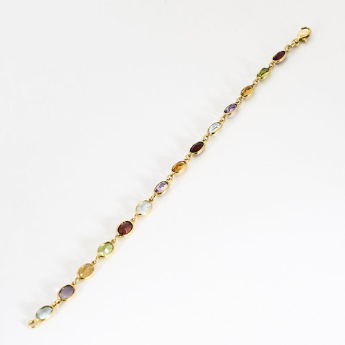 Bracelet Bracelet en Or jaune et pierres fines de couleurs 58 Facettes CHAL0749X6