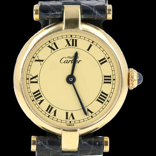 Montre Cartier Montre Must De Cartier Vermeil 58 Facettes MT41232