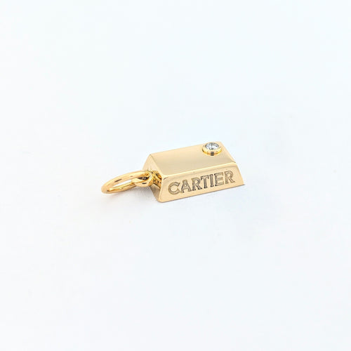 Collier Collier Cartier 1/8 oz en or jaune et diamant 58 Facettes 32036