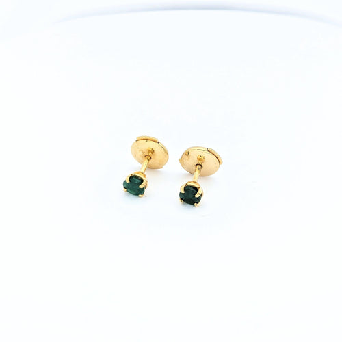 Boucles d'oreilles Boucles d'oreilles en or jaune et émeraudes 58 Facettes 29565