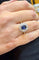 Bague 54 Bague ancienne en or 18 carats saphir et diamants 58 Facettes