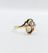 Bague 59 Bague toi et moi or, diamant taille rose, perle (circa 1900) 58 Facettes A04560