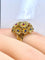 Bague 53 Bague - Bague multifleurs en or jaune et saphirs, rubis, diamants 58 Facettes AB671