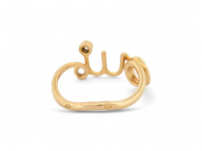 Bague 48 bague DIOR DIORamour oui joui95001 t48 en or jaune 18k diamant 58 Facettes 269685