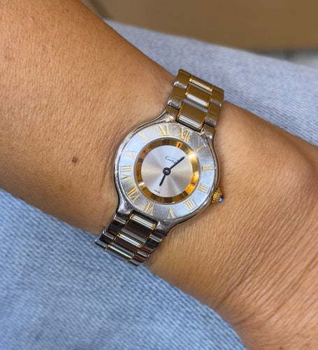 Montre Montre Cartier Must 21 en acier 58 Facettes