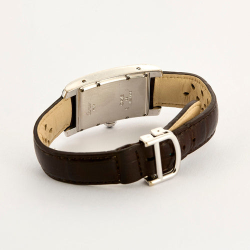 Montre CARTIER - Tank Américaine - Montre or gris 58 Facettes 240814