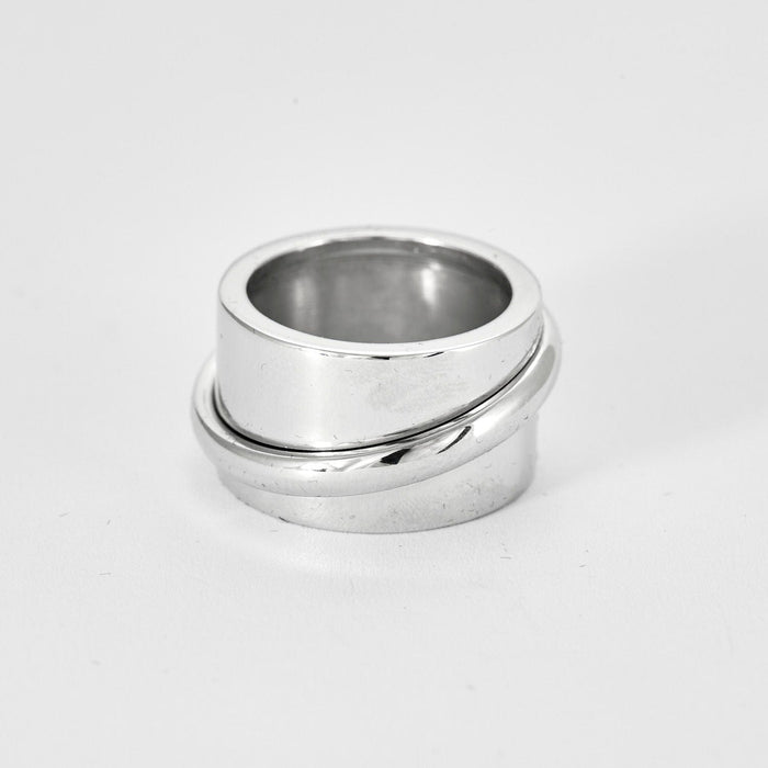 Bague 49 Dinh Van - Bague Ariane Or Blanc 58 Facettes M8826