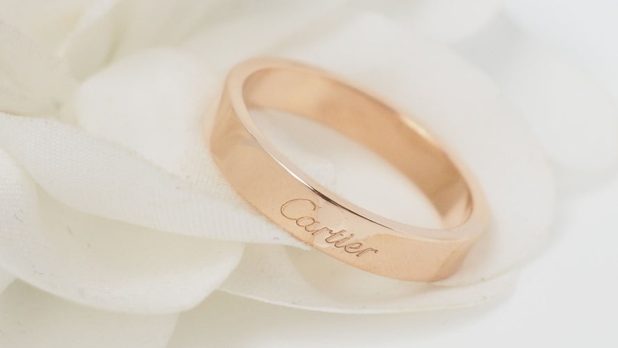 Bague 60 Alliance C de Cartier en or rose 58 Facettes 32517