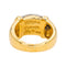 Bague 47 Fred Bague  Force 10 Or jaune, Acier 58 Facettes 4891394CN