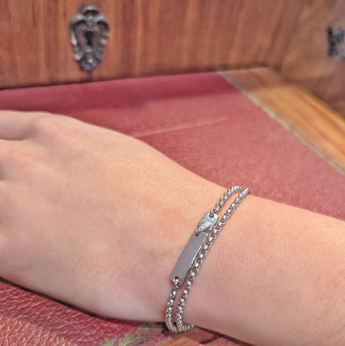 Bracelet Chaumet - Bracelet « Lien » en or blanc et diamants 58 Facettes 32655
