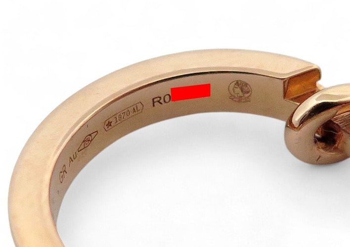 Collier collier REPOSSI antifer pendentif en or rose 18k diamants 58 Facettes 270174