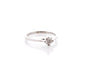 Bague 52 Solitaire diamant en or blanc 58 Facettes 26090