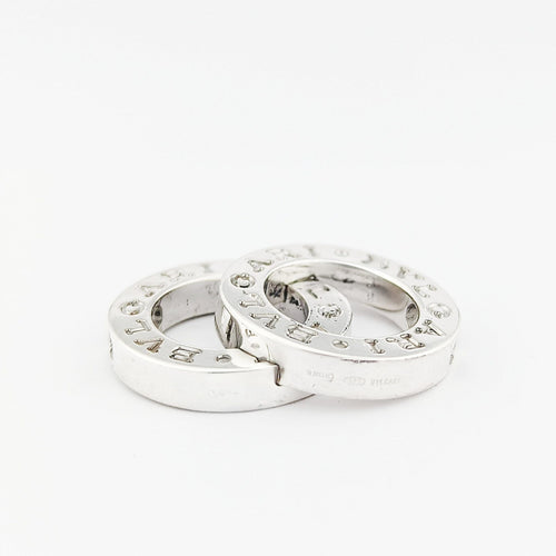 Pendentif Pendentif Bvlgari en argent - motif cercles entrelacés 58 Facettes 32410