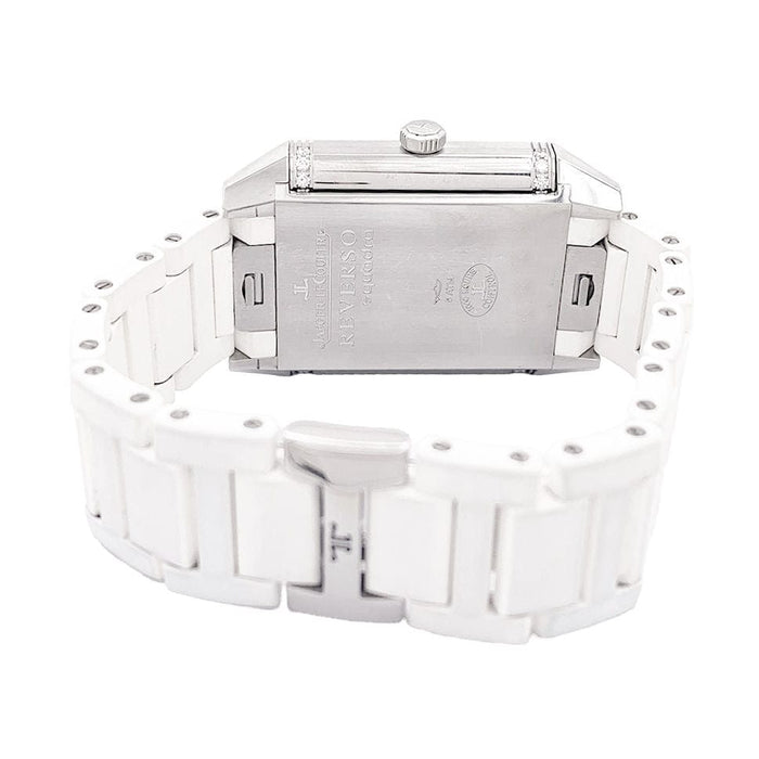 Montre Montre Jaeger Lecoultre "Reverso Squadra" steel, diamonds, caoutchouc. 58 Facettes 33954