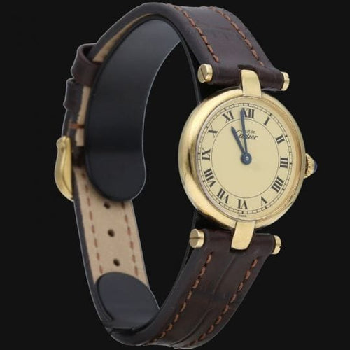 Montre Cartier Montre Must De Cartier Vermeil 58 Facettes MT44929