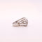 Bague Bague Noeud  de Diamants or blanc 18k 58 Facettes