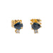 Boucles d'oreilles Boucles d'oreilles Or jaune Saphir 58 Facettes 3241054CN