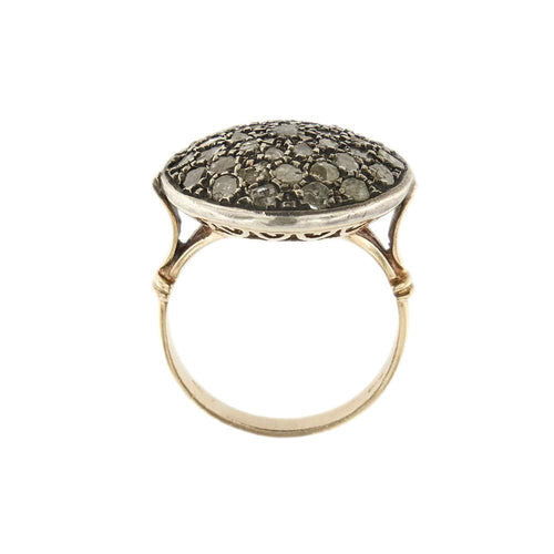 Bague 57 Bague ronde en or jaune avec diamants 58 Facettes 36100