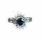 Bague 54 Bague Marguerite en or blanc, saphir 58 Facettes 147