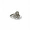 Bague 57 Bague fleurs or gris diamants 58 Facettes REF2531-298