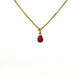 Pendentif Pendentif Goutte or jaune diamant rubis 58 Facettes 2-PEC1-GS35029-1