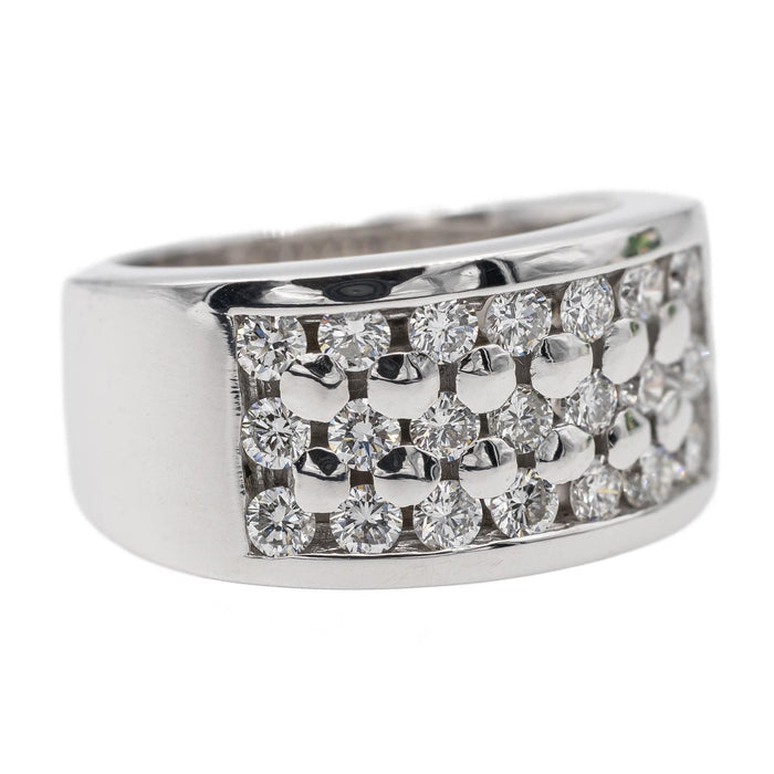 Bague 52.5 Bague Cocktail Or blanc Diamant 58 Facettes 2905205CN