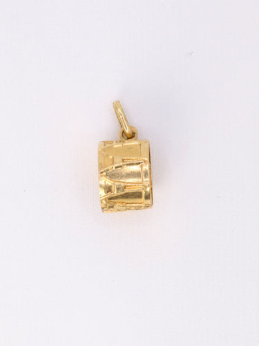 Pendentif Pendentif charms tambour vintage or jaune 58 Facettes 1087.8