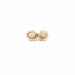 Boucles d'oreilles Puces d'oreilles or jaune 18k & Opale 58 Facettes BO-GS33660-2