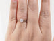 Bague 53 Bague solitaire en or blanc et diamant 0.51ct 58 Facettes 31198