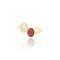 Toi & Moi Diamond ruby ring