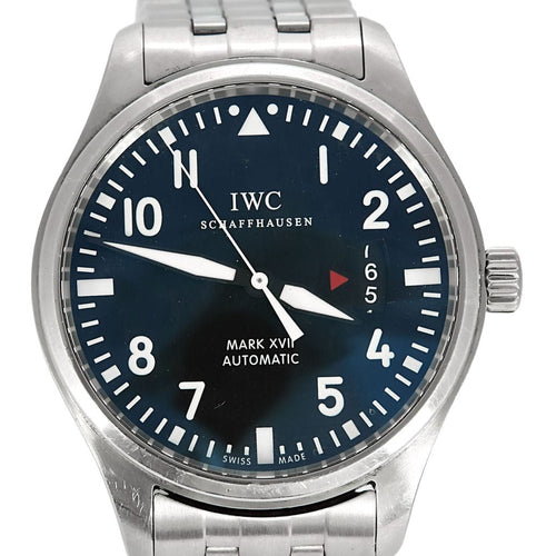 Montre IWC - Pilot Mark XVII - Montre en acier à boitier rond et à mouvement automatique 58 Facettes B240620