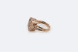 Bague 12 / Oro Rosa Bague vintage en or rose avec morganite rose pâle 58 Facettes ANL690