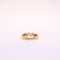 Bague Alliance Demi-tour diamants sertis sur or jaune 58 Facettes