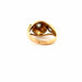 Ring 53 Art-Deco Ring 18k Yellow Gold Platinum & Diamond 58 Facettes 43-GS35404